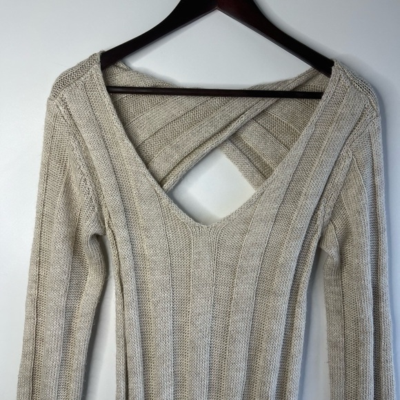 Free People Beach Long Sleeve Savannah Sweater Midi Dress - Picture 3 of 8